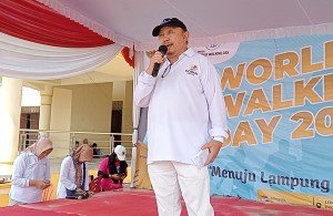 Lima Jam Nonstop, KORMI Lampung dan Inorga Semarakkan World Walking Day 2024 di PKOR