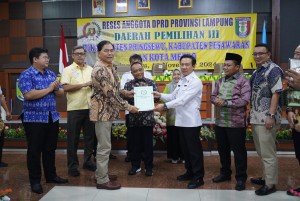 Reses, Sejumlah Anggota DPRD Provinsi Kunjungan Ke Pringsewu