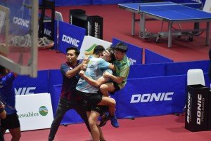 Ini Emas Pertama Sepanjang Sejarah Tenis Meja Lampung