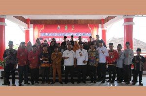 Nanang Ermanto Lepas 86 Kafilah Lampung Selatan ikuti MTQ Tingkat Provinsi Di Kabupaten Mesuji