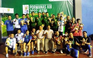 Medali Pertama Lampung dari Tenis Meja, Sementara Peringkat  ke-6 Porwanas 2022