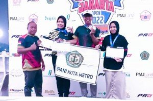 Perpani Kota Metro Peringkat V Pro Jakarta Open 2022 Nasional