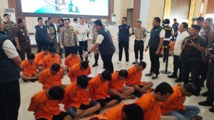Polda Lampung Tangkap 20 Tersangka Terkait Jaringan Narkotika Asal Malaysia